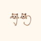 Små Katte Øreringe